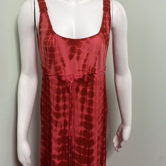 BILA Boho Tie Dye Gauze Maxi Dress Small - Picture 2 of 5